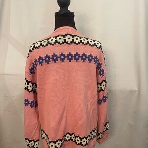 Women’s Floral Knit Cardigan